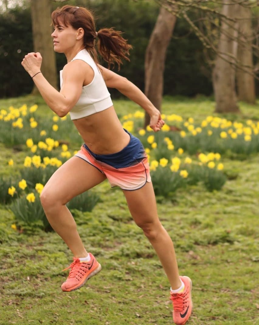 Running, part of Vanessa's sporting journey